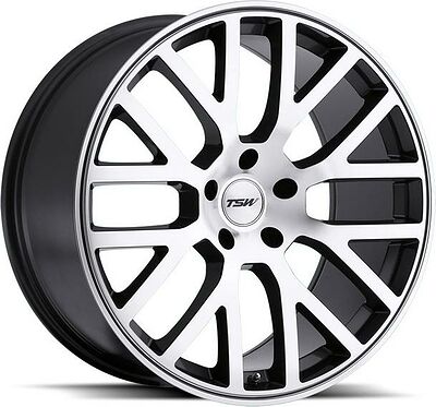 TSW Donington 8x17 5x114.3 ET 42 Dia 76 Gunmetal Machined Cut Face