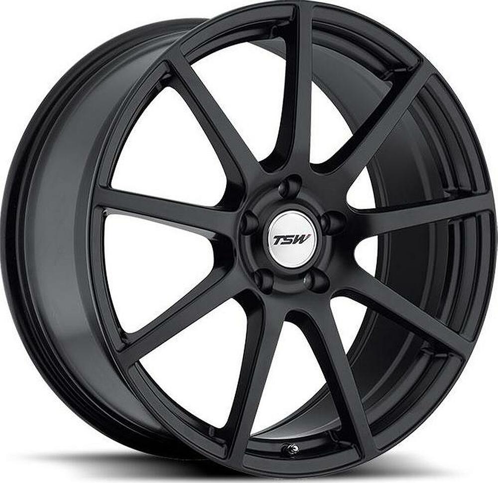 TSW Interlagos 7.5x17 5x114.3 ET 45 Dia 76 Matte Black