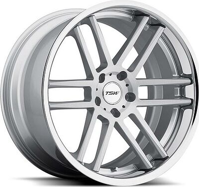 TSW Rouen 8x18 5x114.3 ET 35 Dia 76 Silver Mirror Cut Face