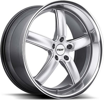 TSW Stowe 8x17 5x112 ET 45 Dia 72 Hyper Silver