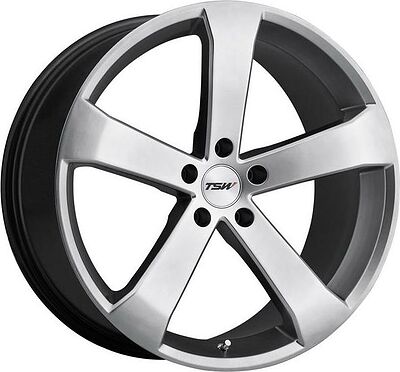 TSW Vortex 8.5x20 5x112 ET 35 Dia 72 hyper silver