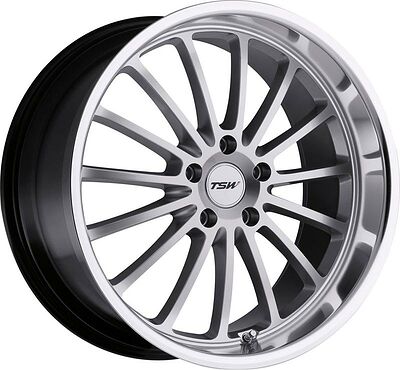 TSW Zolder 8x18 5x112 ET 45 Dia 72 hyper silver