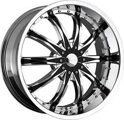 VCT Wheel Abruzzi 9x22 5x115 ET 15 Dia 87.1 chrome+black