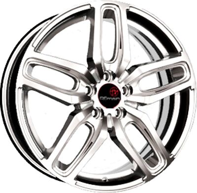 Vector B200 6.5x17 5x114.3 ET 45 Dia 66.1 сильвер