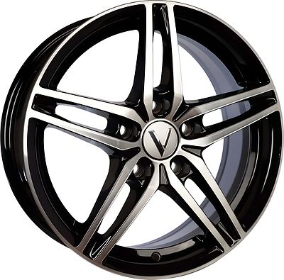 Vector B219 6.5x16 5x114.3 ET 45 Dia 67.1 черный алмаз