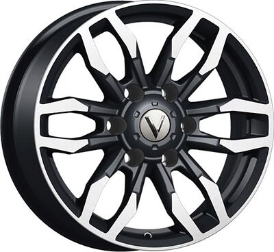 Vector B228 7.5x17 6x139.7 ET 30 Dia 106.1 черный алмаз