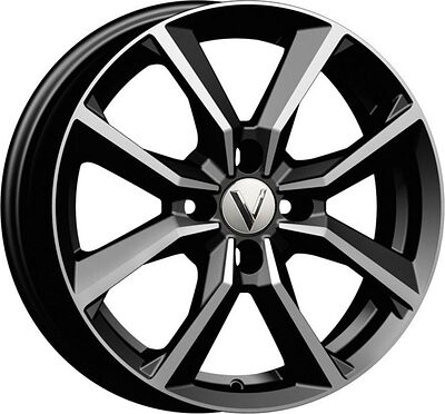 Vector B271 6x16 4x100 ET 45 Dia 67.1 черный алмаз