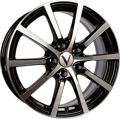 Vector K103 7x17 5x108 ET 45 Dia 67.1 черный алмаз