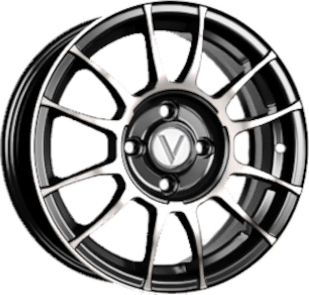 Vector K37 6x14 4x98 ET 35 Dia 58.5 черный алмаз