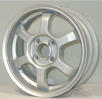 Venti 1501 6x15 4x100 ET 40 Dia 54.1 silver