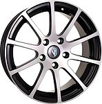 Venti 1603 6.5x16 4x98 ET 38 Dia 58.6 BFP Venti 1603 6.5x16 4x98 ET 38 Dia 58.6 BFP