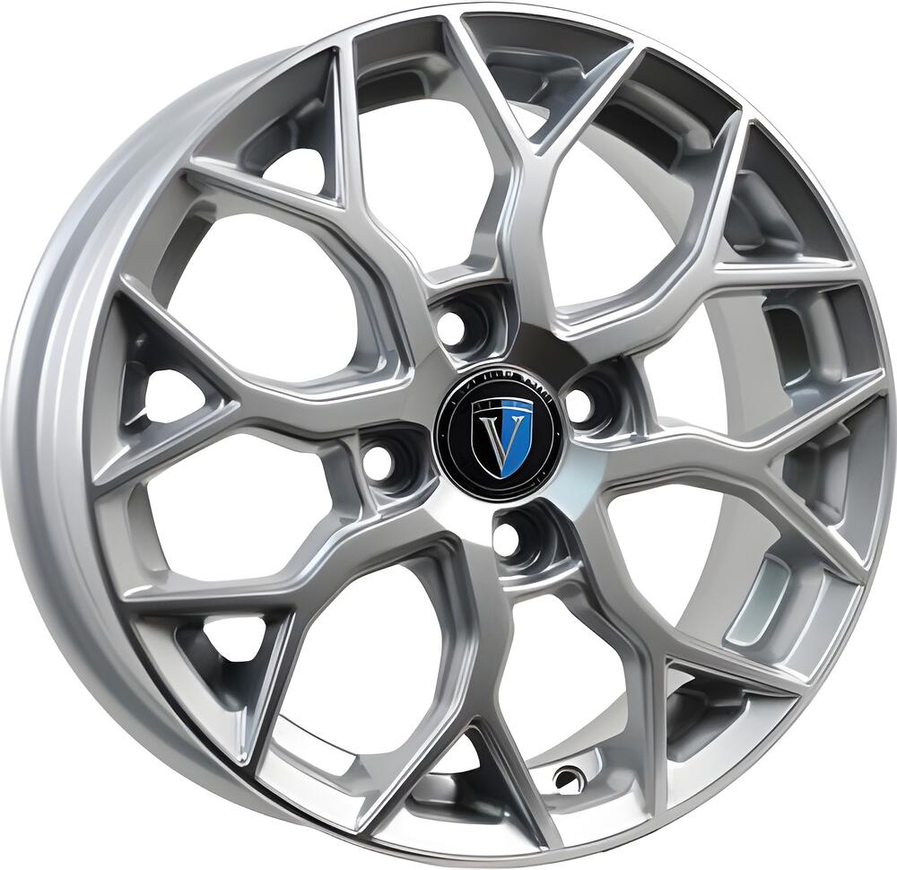 Venti 1719 7x17 5x114.3 ET 37 Dia 66.6 Silver