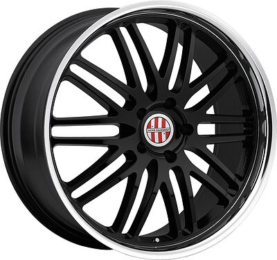 Victor Equipment LeMans 10x20 5x130 ET 50 Dia 71 Gloss Black Mirror Cut Lip