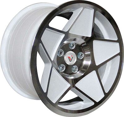 Vissol F-005 9.5x19 5x120 ET 40 Dia 74.1 white-cut