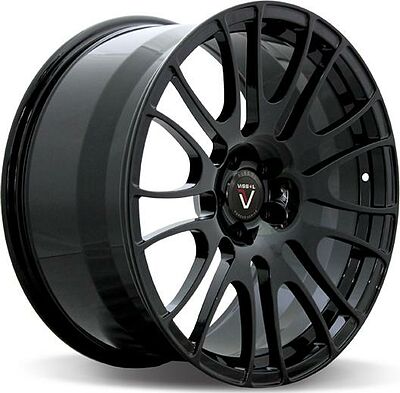 Vissol F-303 8.5x20 5x112 ET 25 Dia 66.6 gloss_black