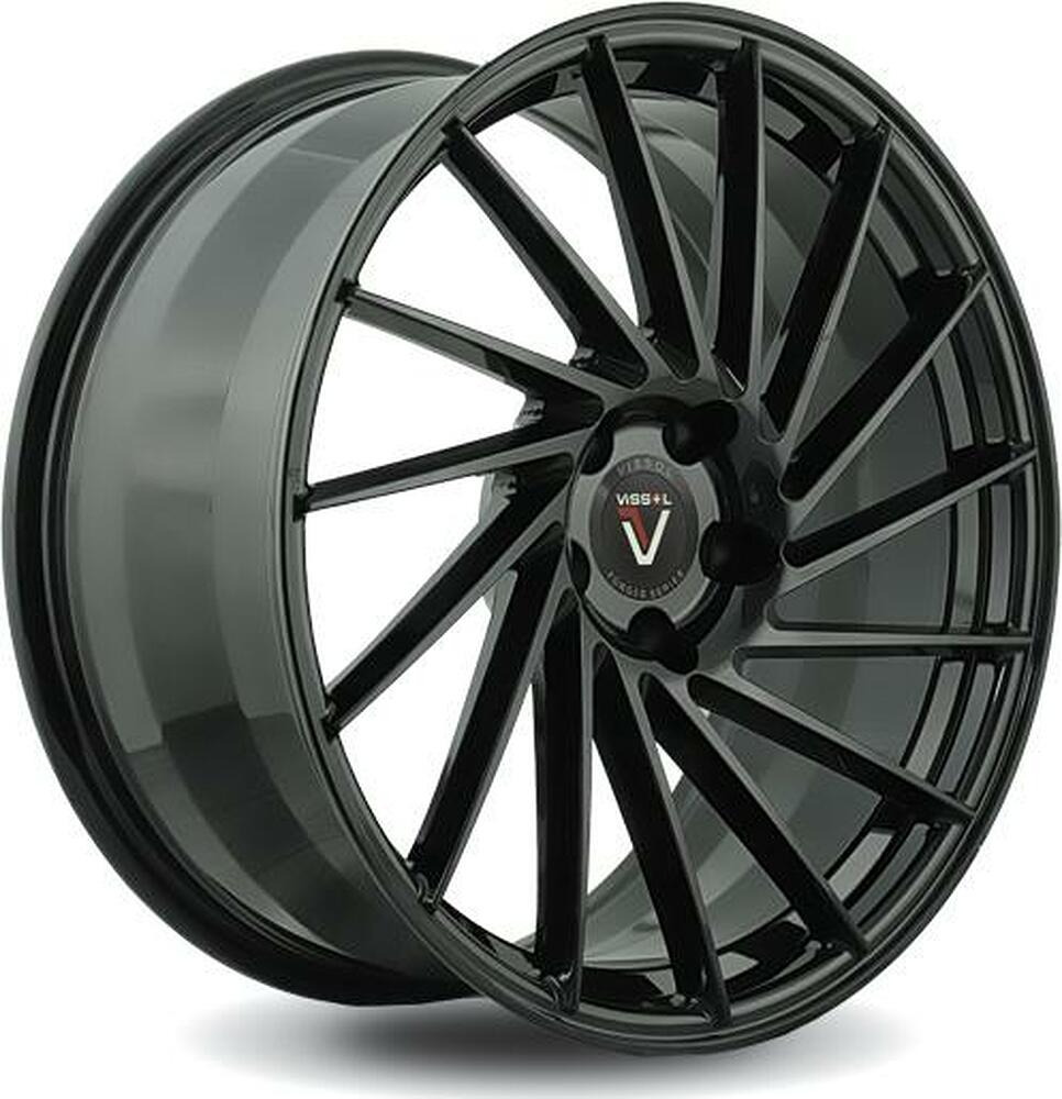 Vissol F-305L 9x20 5x112 ET 45 Dia 66.6 gloss-graphite