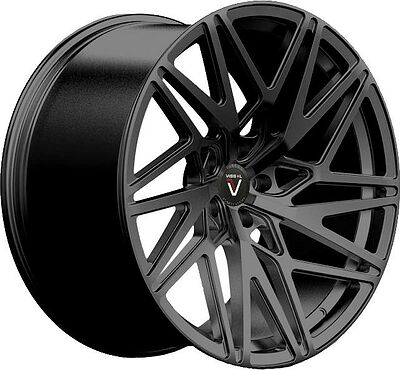 Vissol F-921L 10x22 5x112 ET 26 Dia 66.5 satin_black