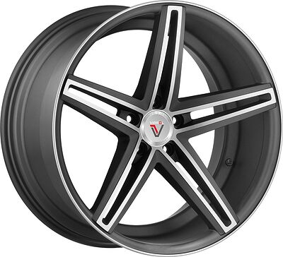 Vissol V-015 9x20 5x112 ET 45 Dia 66.6 matte-graphite-machined