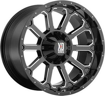 XD Series XD806 9x20 5x114 ET 30 Dia 72.56 Black/Machined