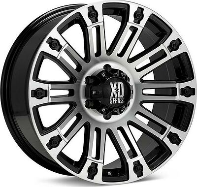 XD Series XD810 9x20 8x165 ET 18 Dia 125 Black/Machined