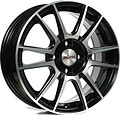 X'trike X-127 6x15 4x98 ET 35 Dia 58.5 BK/FP