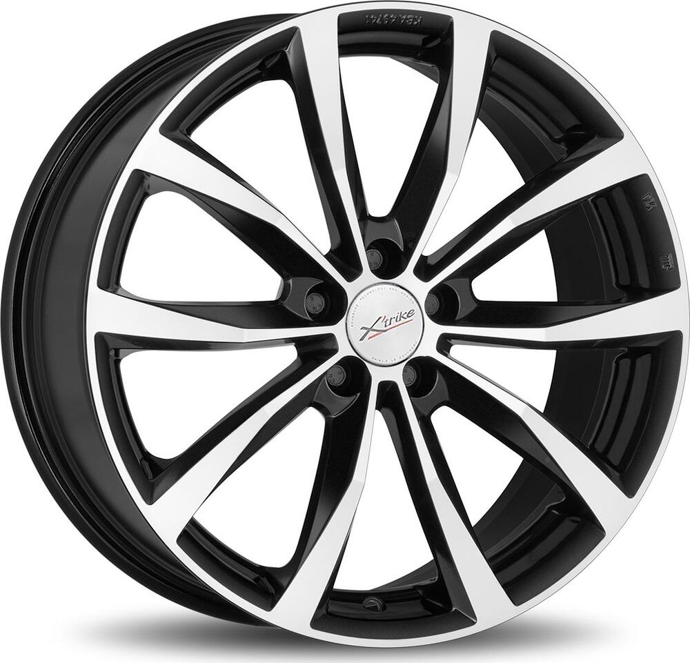 X'trike X-138 7x18 5x110 ET 38 Dia 67.1 BK/FP