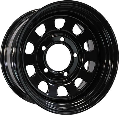 Zepp 4x4 Dodge Ram 2500/3500, Hummer H1/H2 Semicircle 9x17 5x165.1 ET 0 Dia 121 Gloss Black