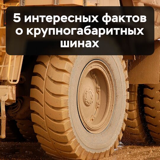 5 интересных фактов о крупногабаритных шинах