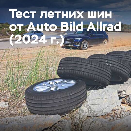 Тест летних шин от Auto Bild Allrad (2024 г.)