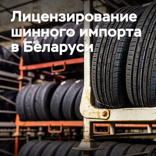 В Беларуси намерены ввести лицензирование шинного импорта