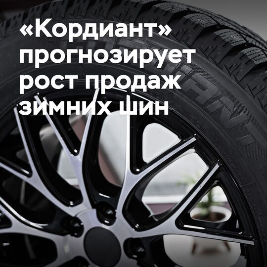 Kordiant forecasts growth in winter tire sales